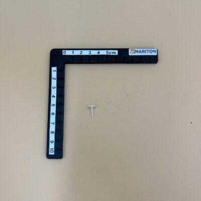 Clip Rivet Ajustable Male Blanc version 2