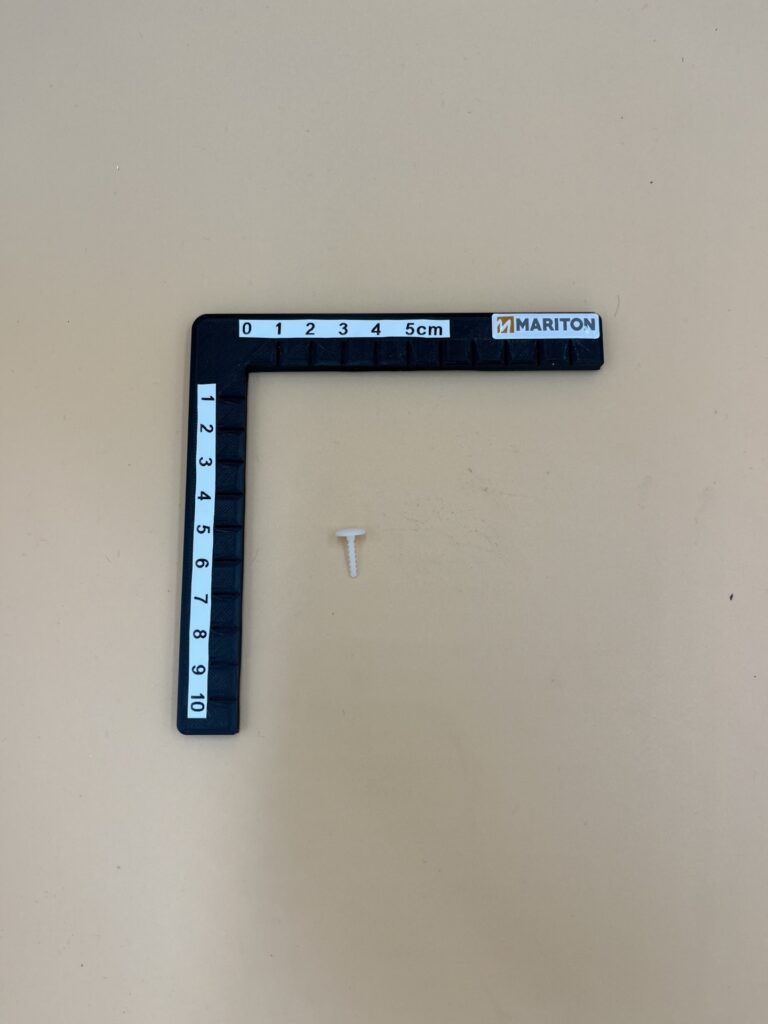 Clip Rivet Ajustable Male Blanc version 2